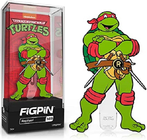 Figpin - Teenage Mutant Ninja Turtles - Raphael 569 - Collectible Pin with Premium Display Case