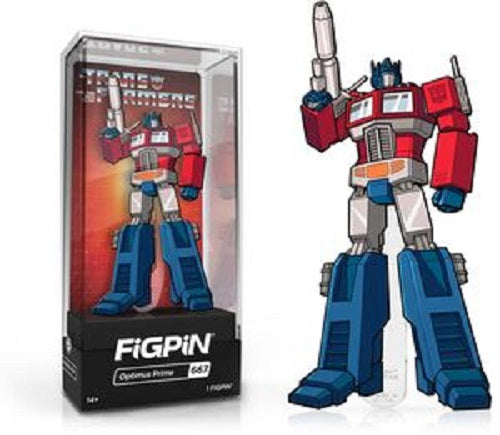 Figpin - Transformers - Optimus Prime #667 - Collectible Pin with Premium Display Case (Limited to 19000)