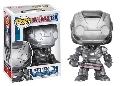 Funko - POP! - Marvel - Captain America: Civil War - War Machine #128 - Vinyl Figure