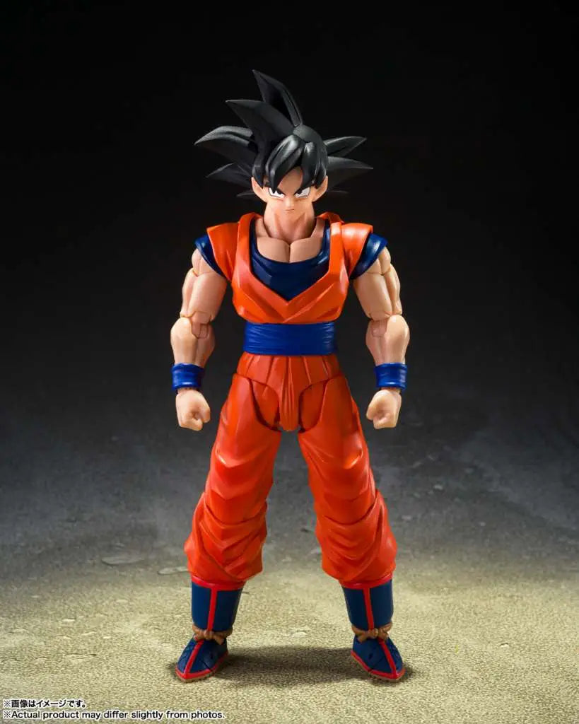 Bandai Tamashii Nations - S.H.Figuarts - Dragon Ball Z - Son Goku (Gütiger Saiyajin) - 16 cm große Actionfigur