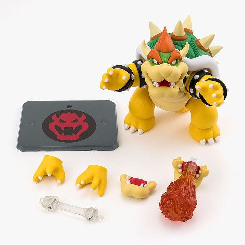 Bandai Tamashii Nations - S.H.Figuarts - Super Mario - Bowser - 13 cm große Actionfigur