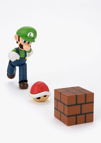 Bandai Tamashii Nations - S.H.Figuarts - Super Mario - Luigi - 10 cm Action Figure
