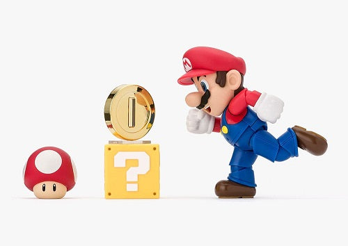 Bandai Tamashii Nations - S.H.Figuarts - Super Mario - Super Mario - 10 cm Action Figure