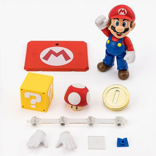 Bandai Tamashii Nations - S.H.Figuarts - Super Mario - Super Mario - 10 cm Action Figure