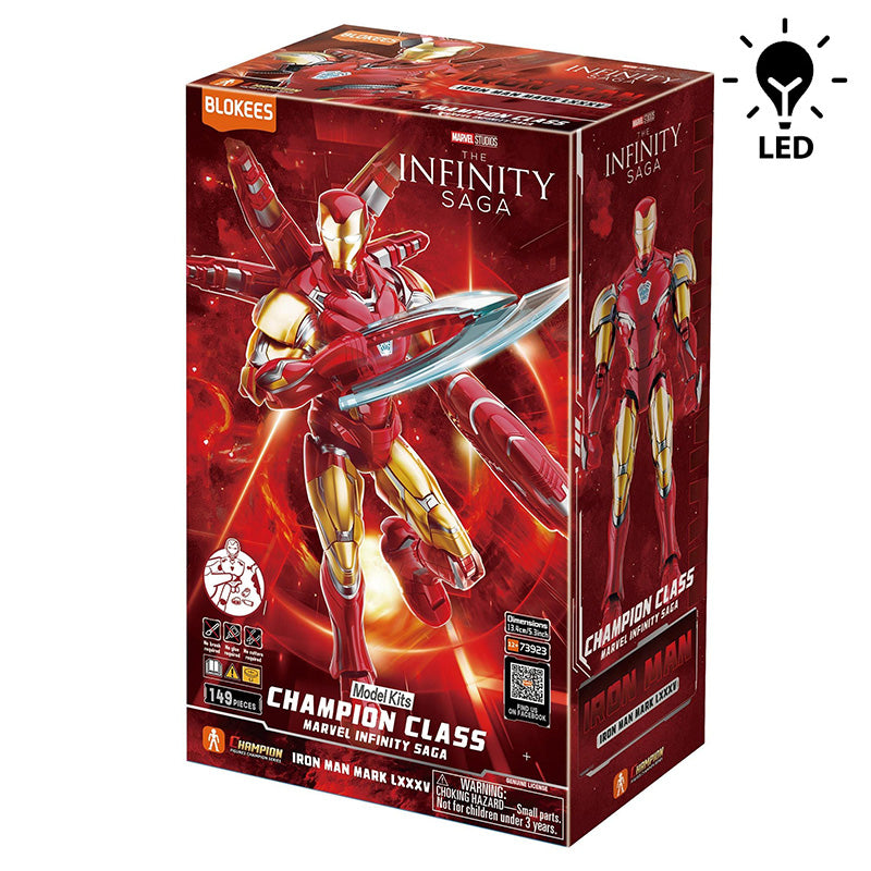 Blokees - Marvel: The Infinity Saga - Champion Class #01 - Iron Man MK85 (EX-Version) - 13,4 cm Modellbausatz
