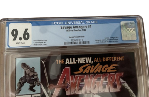CGC - Universal Grade -  Marvel - Savage Avengers #1 (07/2022, 9.6) - Graded Comic Book