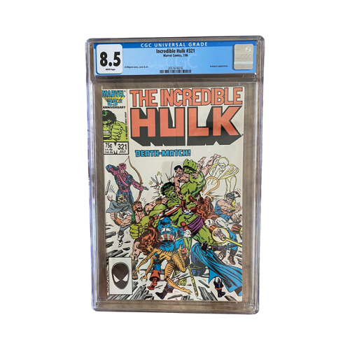 Comic - The Incredible Hulk #321 SLAB (CGC 8.5) (White Pages)