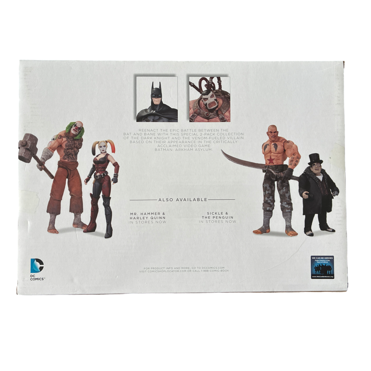 DC Collectibles - Batman: Arkham City - Batman vs. Bane (2er-Pack) - 18 cm Actionfiguren