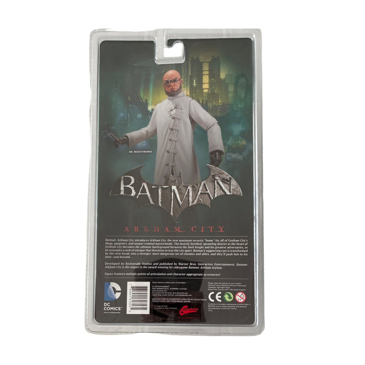 DC Collectibles - Batman: Arkham City - Hugo Strange (SDCC 2013 Exclusive) - 7” Action Figure