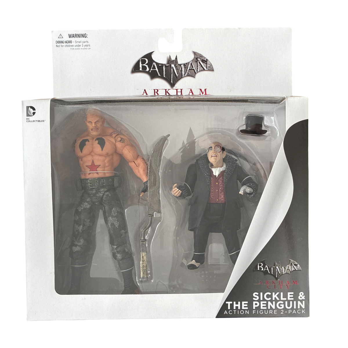 DC Collectibles - Batman: Arkham City - The Penguin & Mr. Sickle (2-Pack) - 7” Action Figures