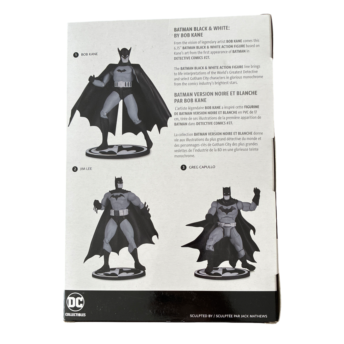 DC Collectibles - Batman: Black & White - Batman von Bob Kane (erster Auftritt) - 18 cm Actionfigur