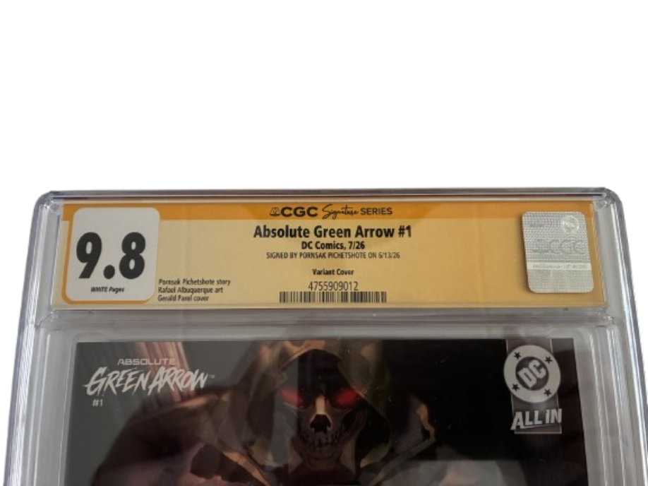 DC Comics - Absolute Green Arrow #1 (07/2026, Gerald Parel Variant, Signed by Pornsak Pichetshote) - CGC 9.8 Signature Series - Graded Comic Book