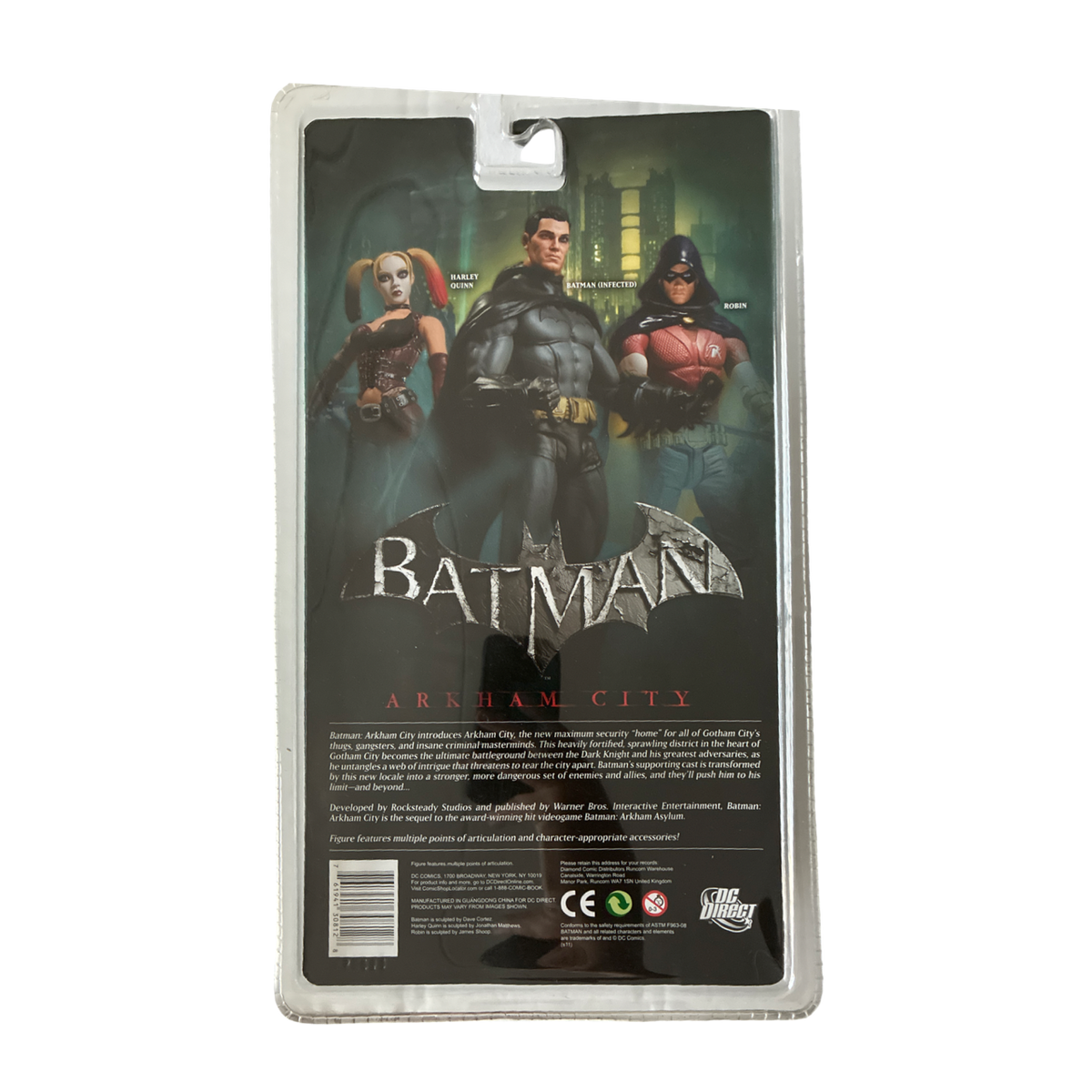 DC Direct - Batman: Arkham City - Series 1 - Batman (Infected) (DMG) - 7” Action Figure