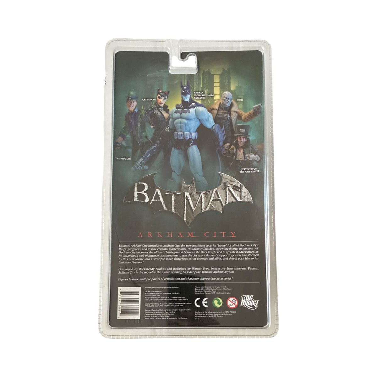 DC Direct - Batman: Arkham City - Series 2 - Batman (Detective Mode) - 7” Action Figure