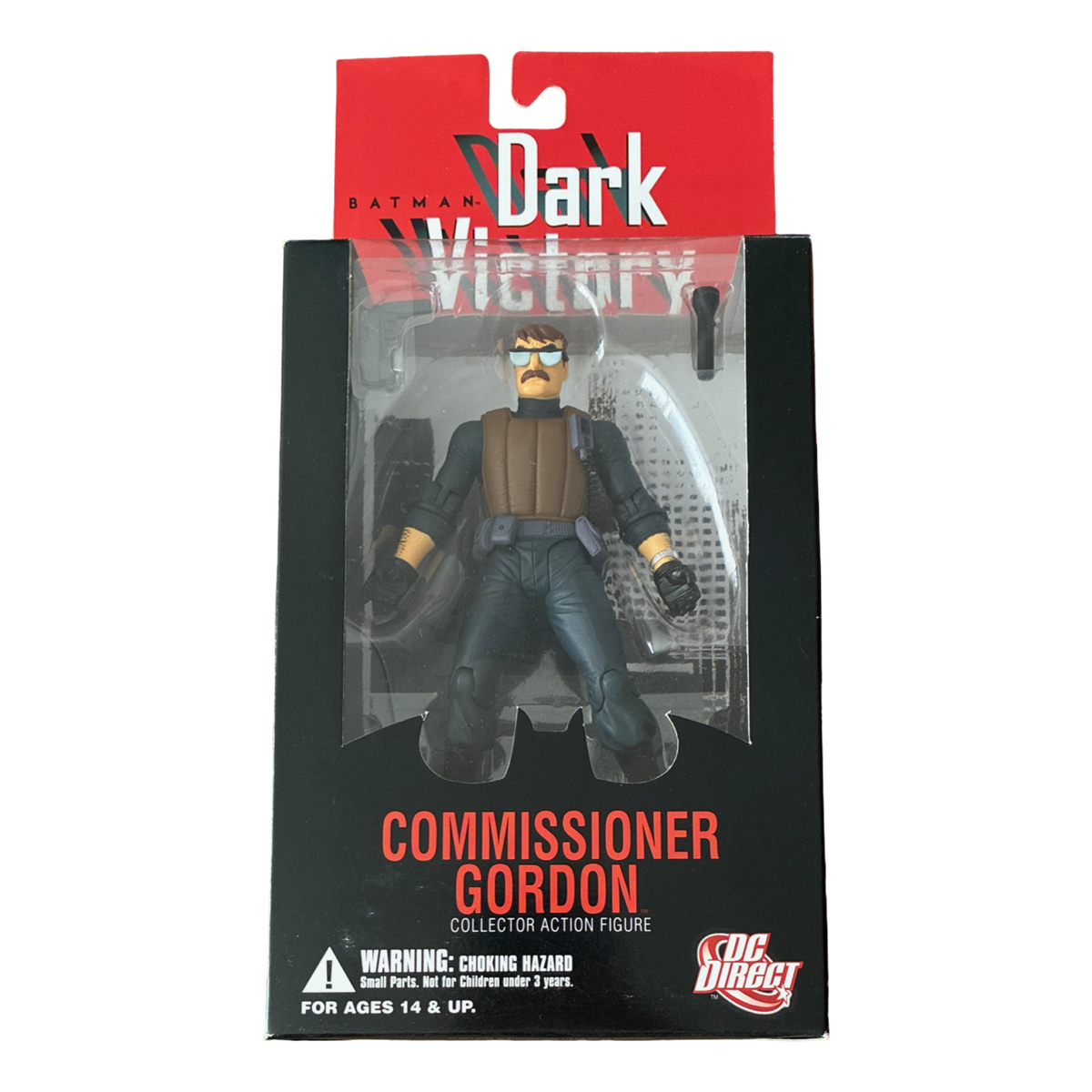 DC Direct - Batman: Dark Victory - Serie 1 - Commissioner Gordon - 18 cm Actionfigur