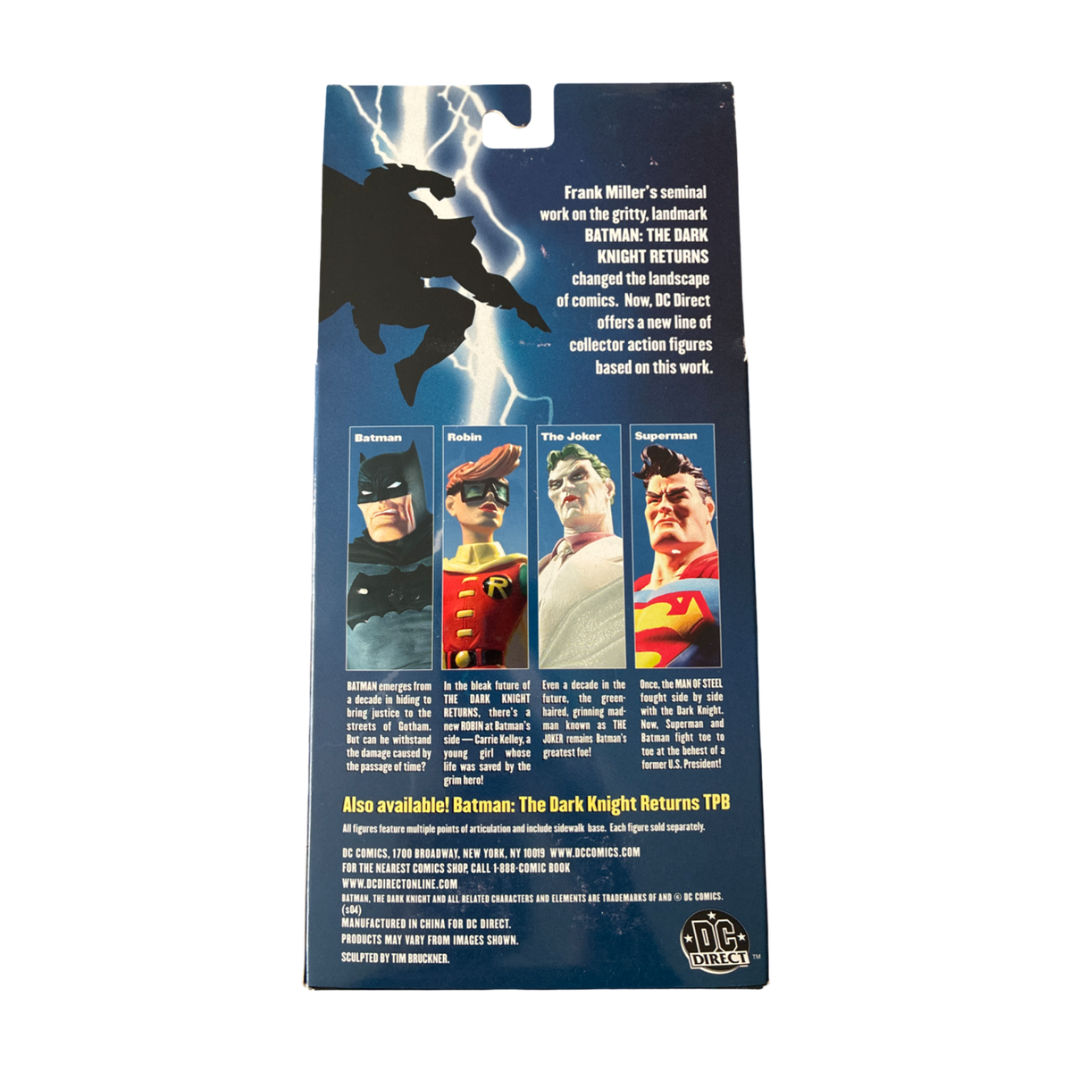 DC Direct - Batman: Die Rückkehr des Dunklen Ritters - Serie 1 - Batman - 18 cm Actionfigur