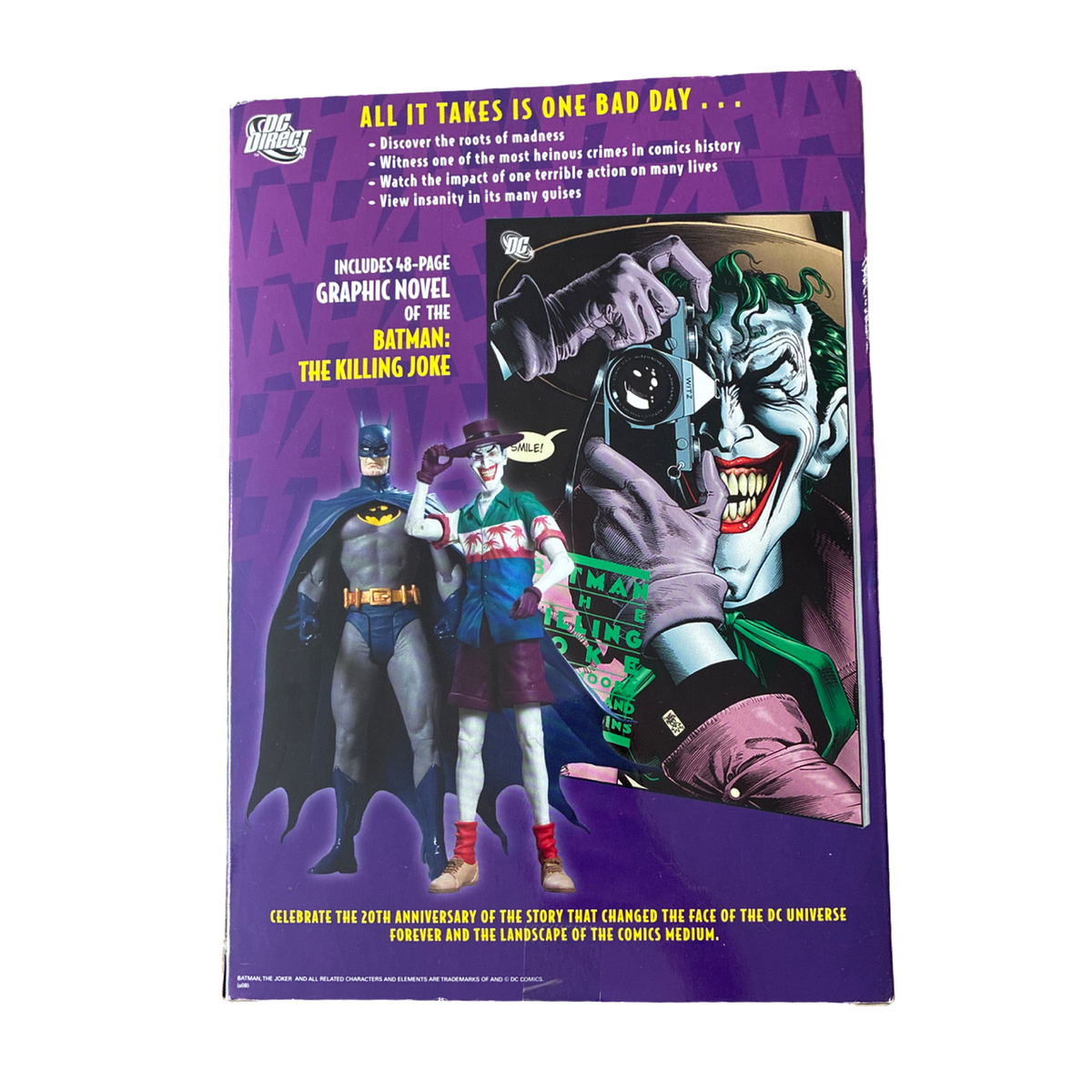 DC Direct - Batman: The Killing Joke - Batman & The Joker Sammlerset (DMG) - 7-Zoll-Actionfiguren