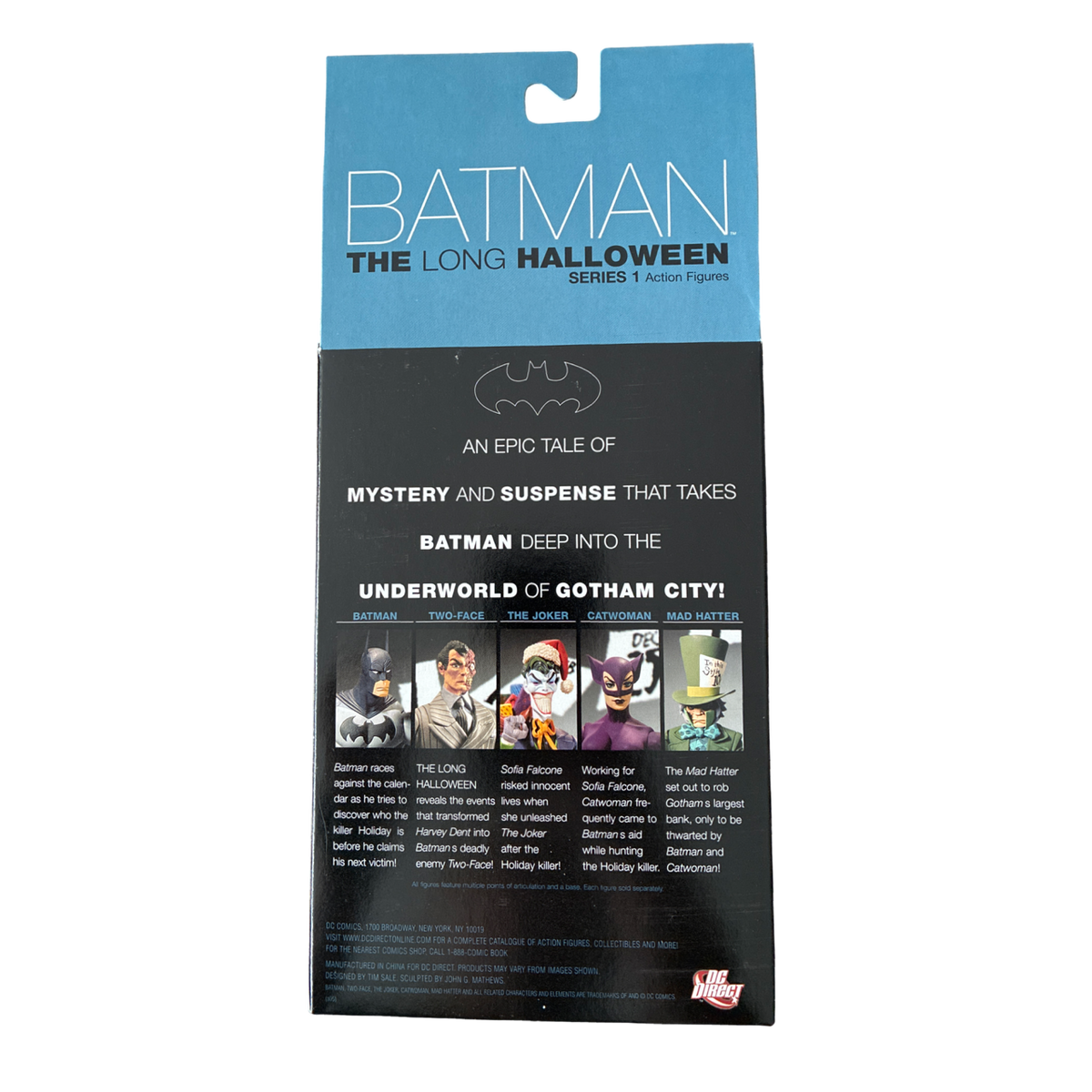 DC Direct - Batman: The Long Halloween - Serie 1 - The Joker - 18 cm Actionfigur