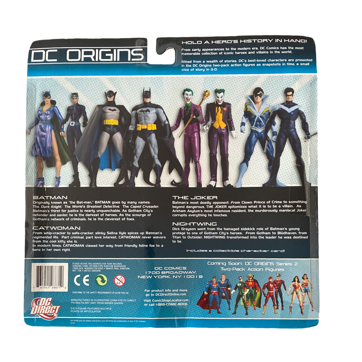 DC Direct - DC Origins - Series 1 - Batman (Classic & Modern) (2-Pack) - 7” Action Figures