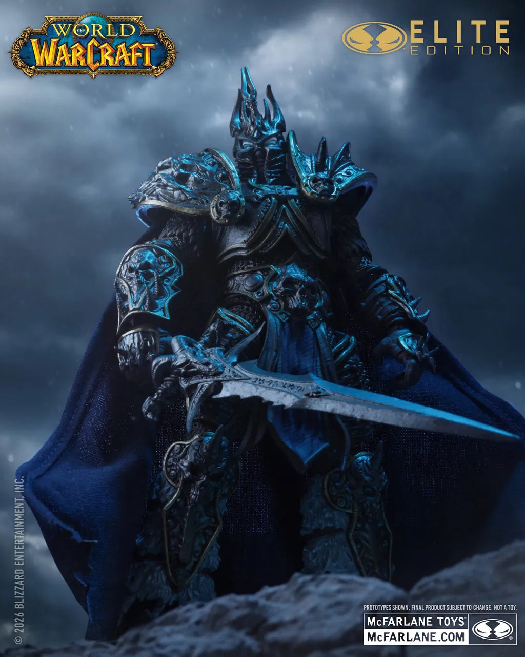Mc Farlane Toys - Elite Edition - World Of Warcraft - The Lich King (Arthas Menathil) - 18 cm Action Figure