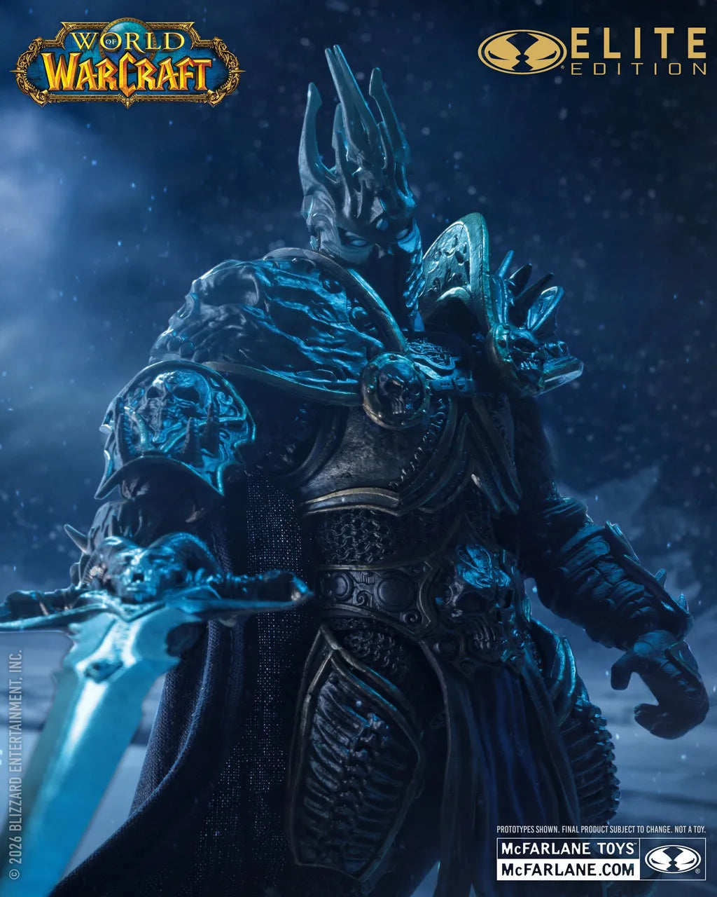 Mc Farlane Toys - Elite Edition - World Of Warcraft - The Lich King (Arthas Menathil) - 18 cm Action Figure