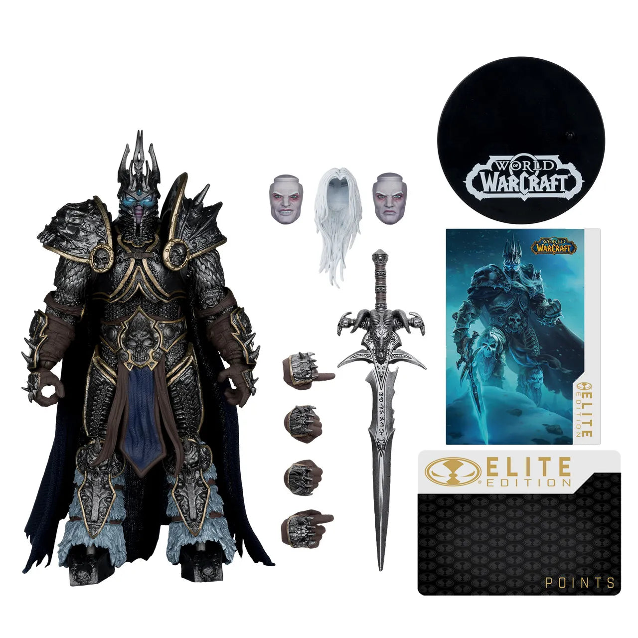Mc Farlane Toys - Elite Edition - World Of Warcraft - The Lich King (Arthas Menathil) - 18 cm Action Figure