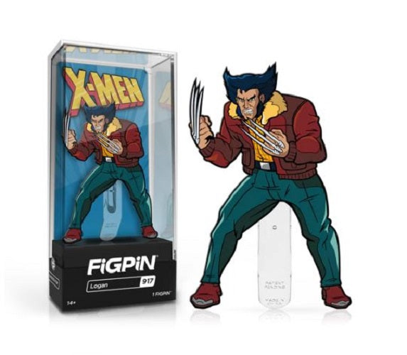 Figpin - Marvel - X-Men: The Animated Series - Logan (917) - Collectible Pin with Premium Display Case