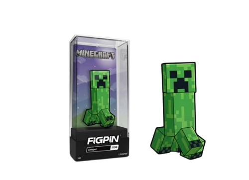 Figpin – Minecraft – CREEPER (1198) – Sammelnadel mit Premium-Vitrine