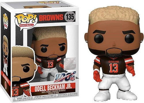 Funko - POP! - American Football - Cleveland Browns - Odell Beckham Jr. #135 (NFL Official) - Vinyl Figure