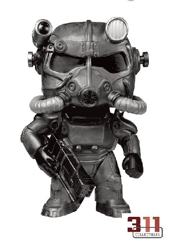 Funko - POP! - Games - Fallout - Power Armor #49 (Black, Gamestop Exclusive) - Vinyl Figure