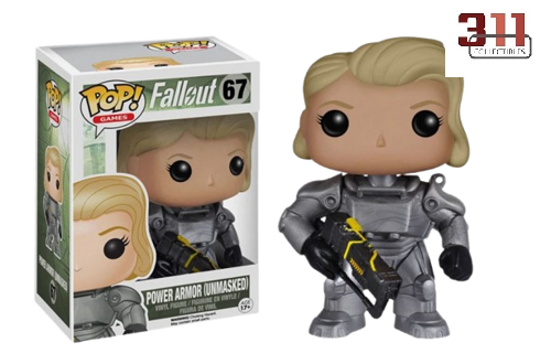 Funko - POP! - Games - Fallout - Power Armor (Female, Unmasked) #67 - Vinyl Figure