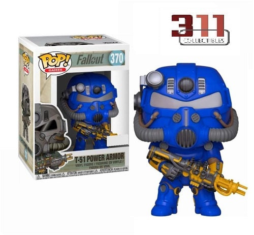 Funko - POP! - Games - Fallout - T-51 Power Armor #52 (Special Edition Sticker, Vault-Tec Paint Job) - Vinyl Figure