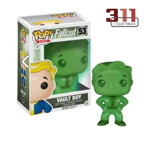 Funko - POP! - Games - Fallout - Vault Boy #53 (Glow, Green) - Vinyl Figure