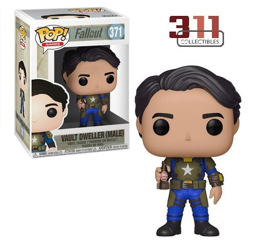 Funko - POP! - Games - Fallout - Vault Dweller (Male /w Nuka Cola Bottle) #371 - Vinyl Figure