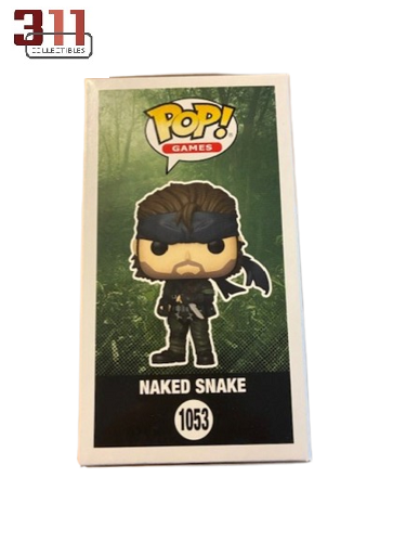Funko - POP! - Games - Metal Gear Solid: Snake Eater - Naked Snake #1053 - Signed, Charactername en Quote by David Hayter - Vinyl Figure - Met COA van JSA