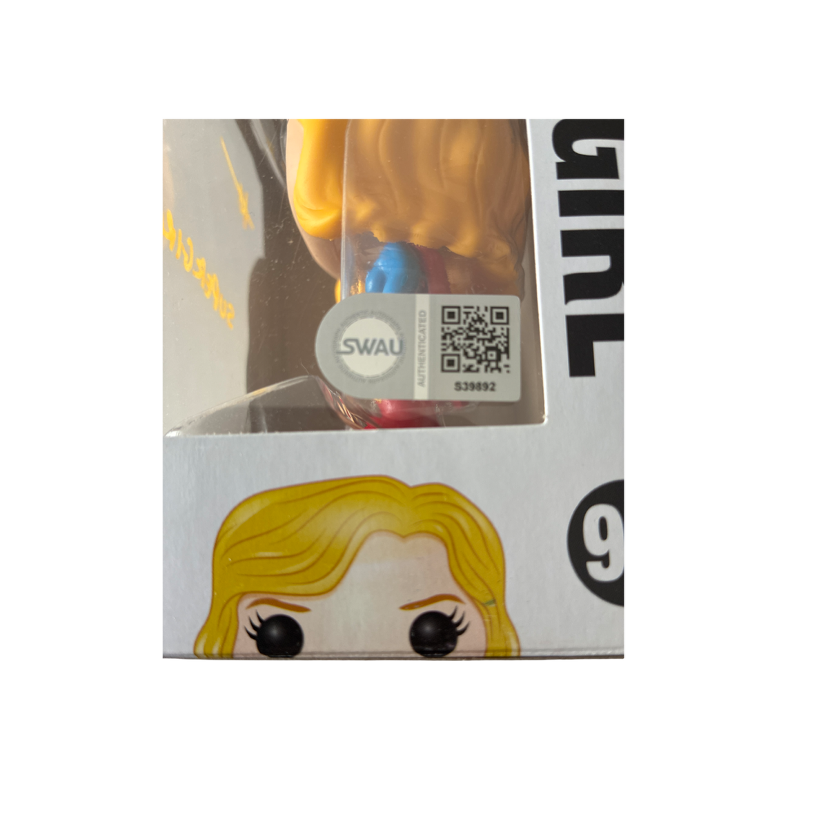 Funko - POP! - Heroes - Supergirl #93 - Signiert & Charaktername von Milly Alcock (SWAU COA) - Vinylfigur