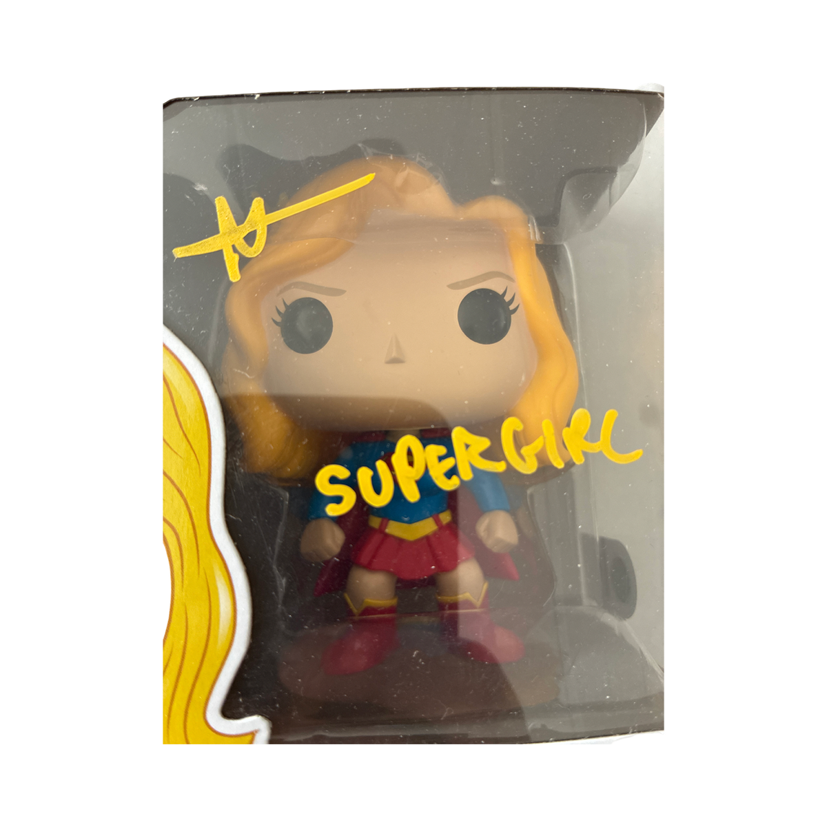 Funko - POP! - Heroes - Supergirl #93 - Signiert & Charaktername von Milly Alcock (SWAU COA) - Vinylfigur