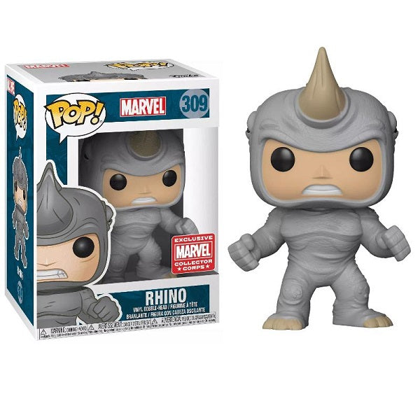 Funko - POP! - Marvel - Rhino (Marvel Collector Corps Exclusive) #309 - Vinyl Figure