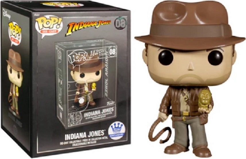 Funko - POP! Die-Cast - Movies - Indiana Jones #08 (Common, Funko.com Exclusive) - Vinyl Figure
