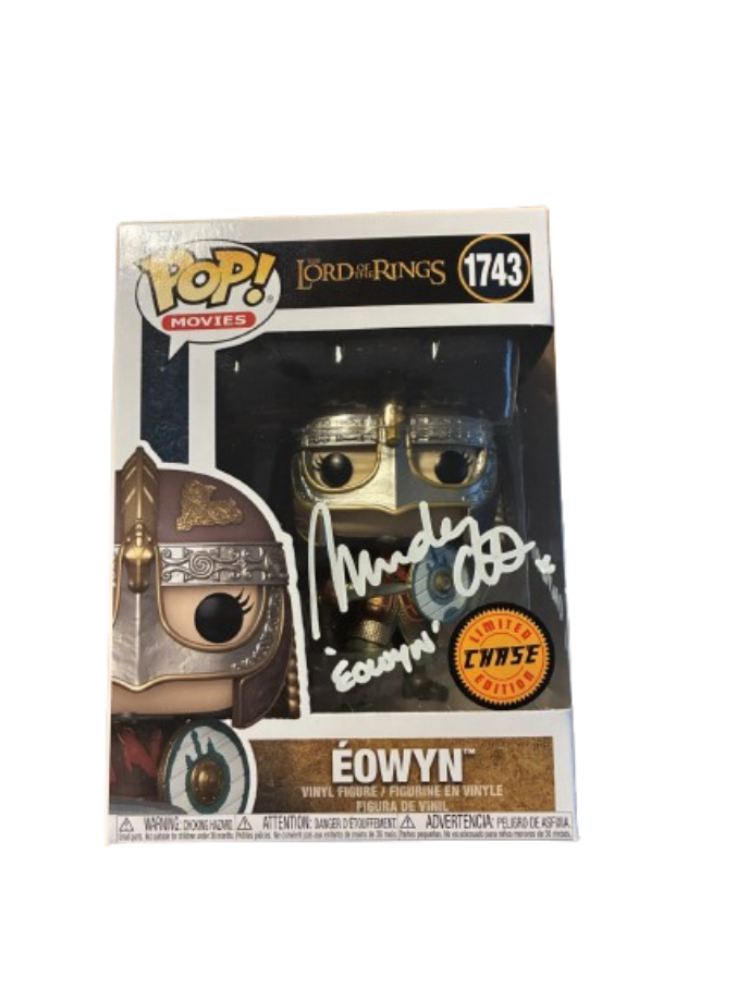 Funko - POP! - Movies - The Lord of the Rings - Éowyn #1743 (Masked Chase, Gesigneerd door Miranda Otto, Character Name & Quote, SWAU COA) - Vinyl Figure