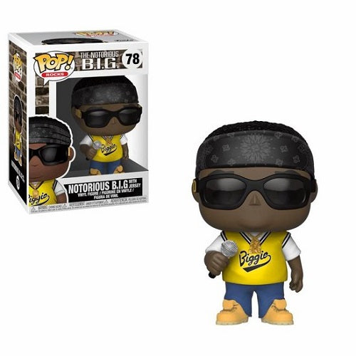 Funko - POP! - Rocks - The Notorious B.I.G. - Notorious B.I.G. (/w Jersey) #78 - Vinyl Figure