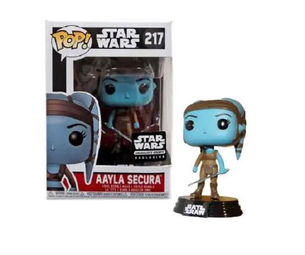 Funko - POP! - Star Wars - Aayla Secura #217 (Star Wars Smuggler's Bounty Exclusive) - Vinyl Figure