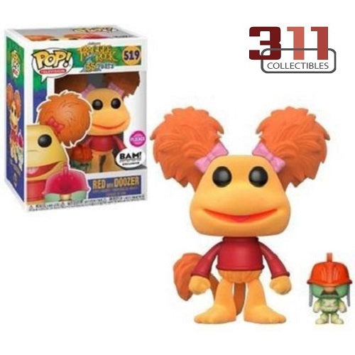 Funko - POP! - Television - Fraggle Rock: 35 Years - Red (w/ Doozer) #519 (Flocked) - Vinyl Figure