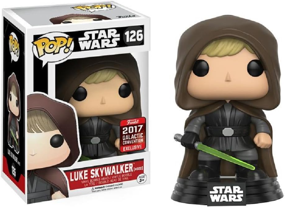 Funko - POP! Star Wars - Return of the Jedi - Luke Skywalker (Hood) #126 (2017 Galactic Convention Exclusive) - Vinyl Figure