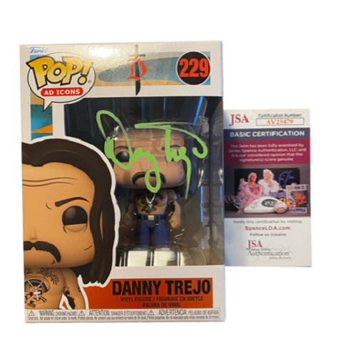 Funko POP! - Ad Icons - Danny Trejo - #229 - Signed by Danny Trejo (COA JSA) - Vinyl Figure