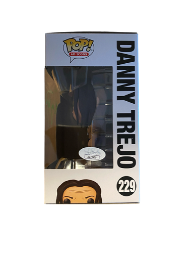 Funko POP! - Ad Icons - Danny Trejo - N° 229 - Signée par Danny Trejo (Certificat d'authenticité JSA) - Figurine en vinyle