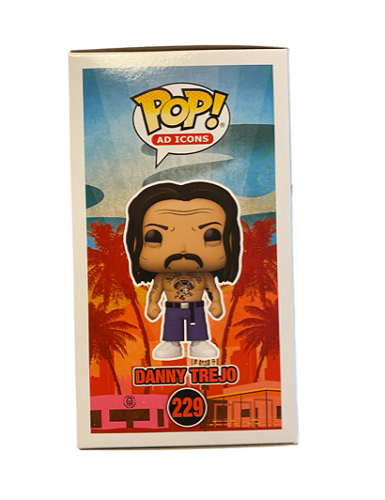 Funko POP! - Ad Icons - Danny Trejo - N° 229 - Signée par Danny Trejo (Certificat d'authenticité JSA) - Figurine en vinyle