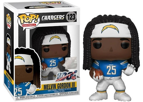 Funko POP! - American Football - Los Angeles Chargers - Melvin Gordon III #123 (NFL Official) - Vinyl Figure