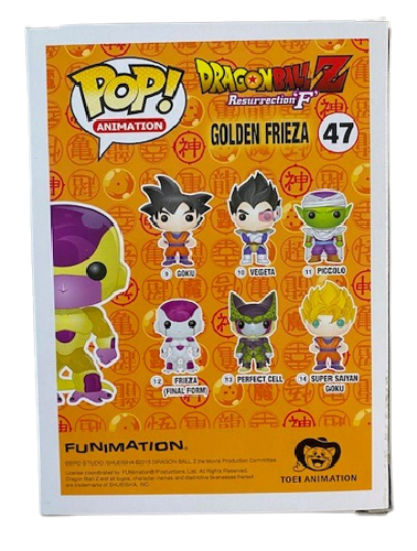 Funko POP! - Animation - Dragon Ball Z - Resurrection F - Golden Frieza 47 (Metallic Red Eyes)  (San Diego Comic Con)