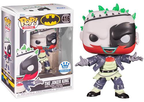 Funko POP! - DC Comics - Heroes - Batman - The Joker King 416 (Funko.com Exclusive)